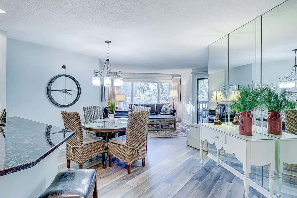 Stylish Villa with Fast WiFi, Shared Pool, & Hot Tub - Mile from the Beach