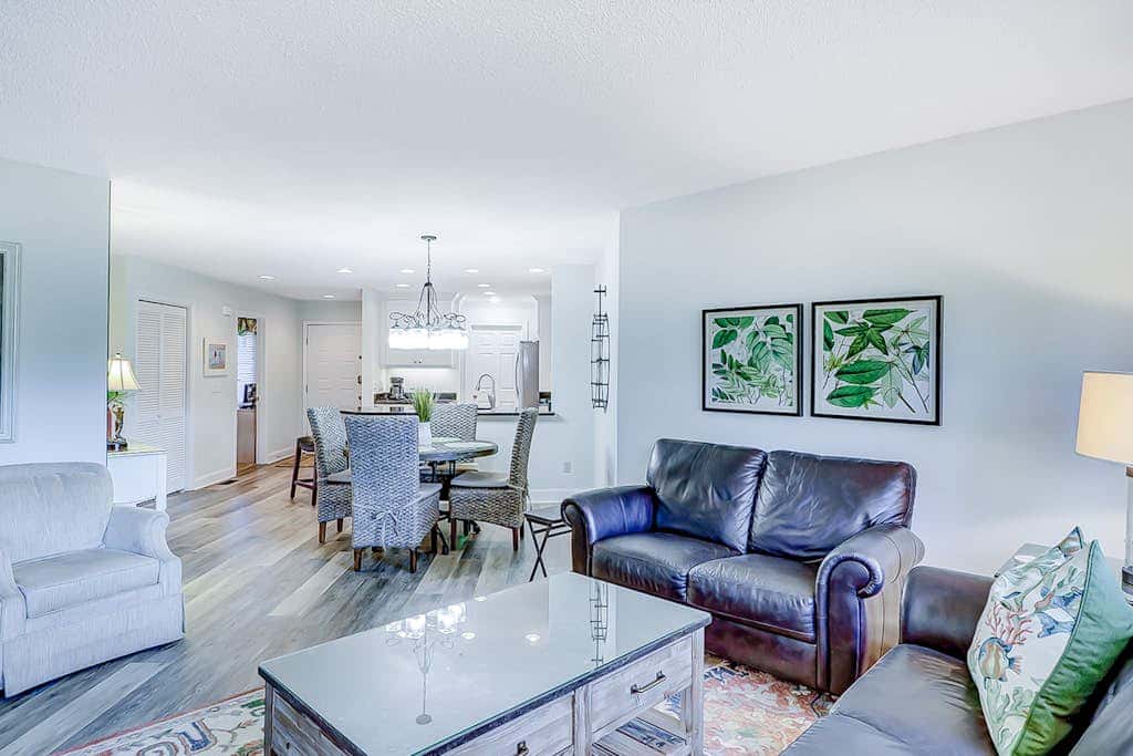 Stylish Villa with Fast WiFi, Shared Pool, & Hot Tub - Mile from the Beach