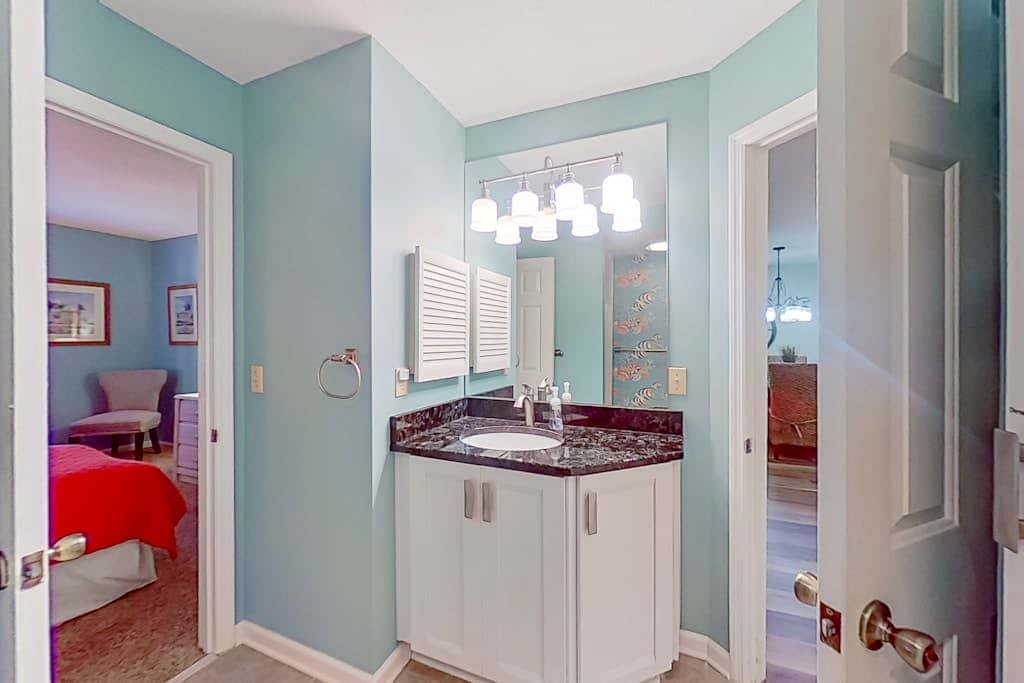 Stylish Villa with Fast WiFi, Shared Pool, & Hot Tub - Mile from the Beach