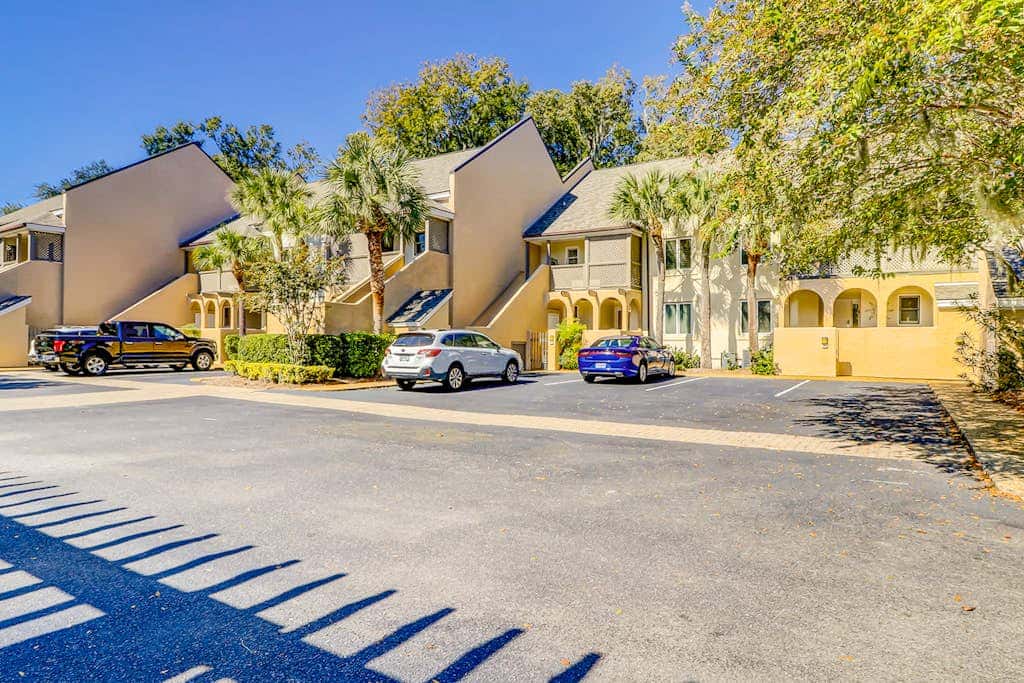 Stylish Villa with Fast WiFi, Shared Pool, & Hot Tub - Mile from the Beach