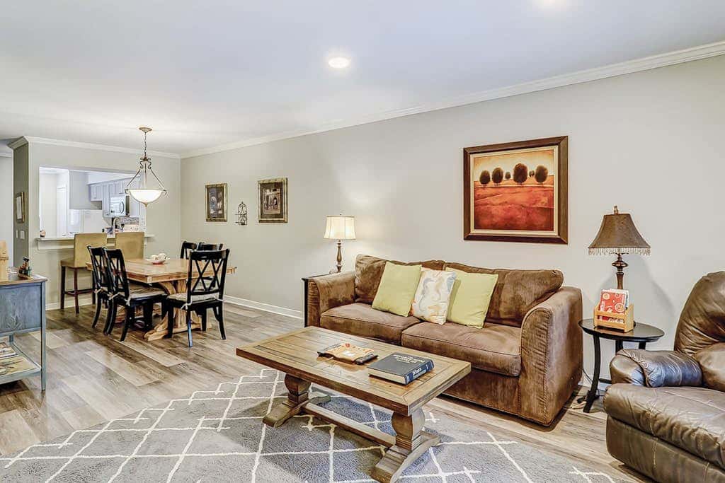 Well appointed home with path to the beach, pool, private washer, dryer & AC