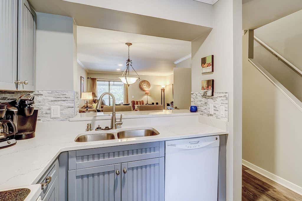 Well appointed home with path to the beach, pool, private washer, dryer & AC