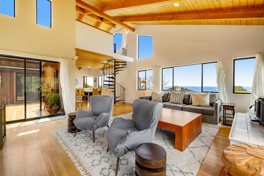 SeaRenity - Modern Sea Ranch home with hot tub & ocean views near Shell Beach