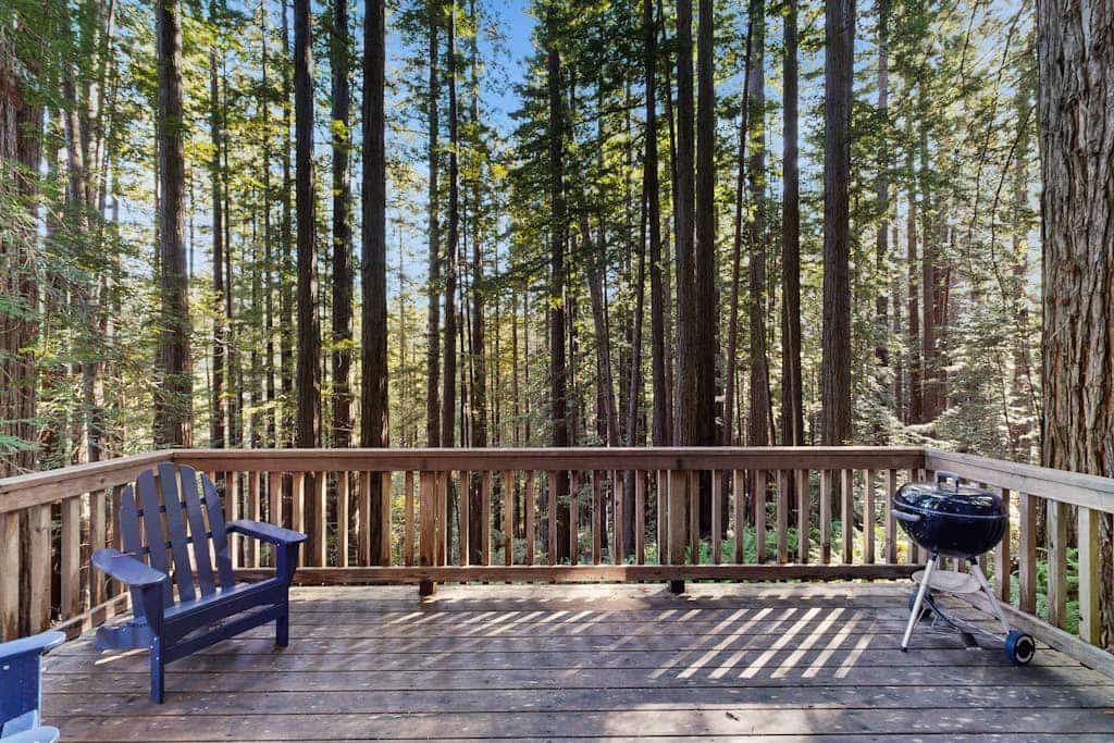 Forest light filters through the canopy onto this secluded Sea Ranch gem. Bring your pup along -- miles of trails are right outside. Curl up by the fireplace after a day exploring coastal trails. Room for 4 in this 1-bedroom home. Just a 12-minute walk to the heated community pool. Sea Ranch's iconic trails, tidepools, and heated pools are all at your doorstep. Morning mist drifts through the treetops as deer graze in the meadow beyond.