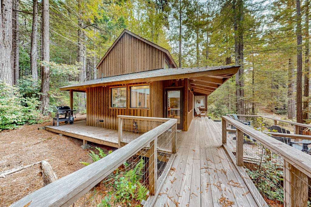 Escape into nature -- redwoods, meadows, and the scent of the sea are all around. Bring your pup along -- miles of trails are right outside. Your deck opens onto a private pocket of coastal nature. Room for 4 in this 2-bedroom home. Sea Ranch community pools, tennis courts, and the Lodge are nearby. Miles of bluff-top trails and hidden beaches are yours to explore. The scent of redwood and salt air mingles on the breeze -- you know you're on the Sonoma Coast.