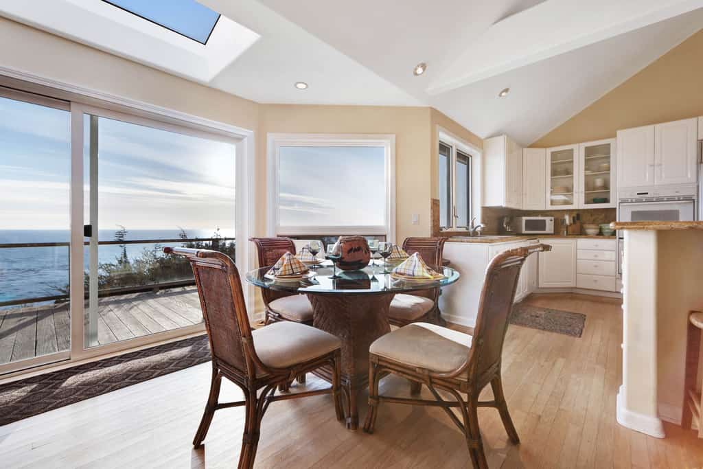 Salt spray, crashing waves, and a front-row seat to the Pacific -- welcome to the Sonoma Coast. End the day in your private hot tub with the ocean as your soundtrack. A warm fire and ocean views anchor cozy evenings in. Room for 4 in this 2-bedroom home. Walk to local restaurants. River access and Gualala Point Regional Park are a short drive away. Art galleries, river trails, and the wild Pacific are all within reach.
