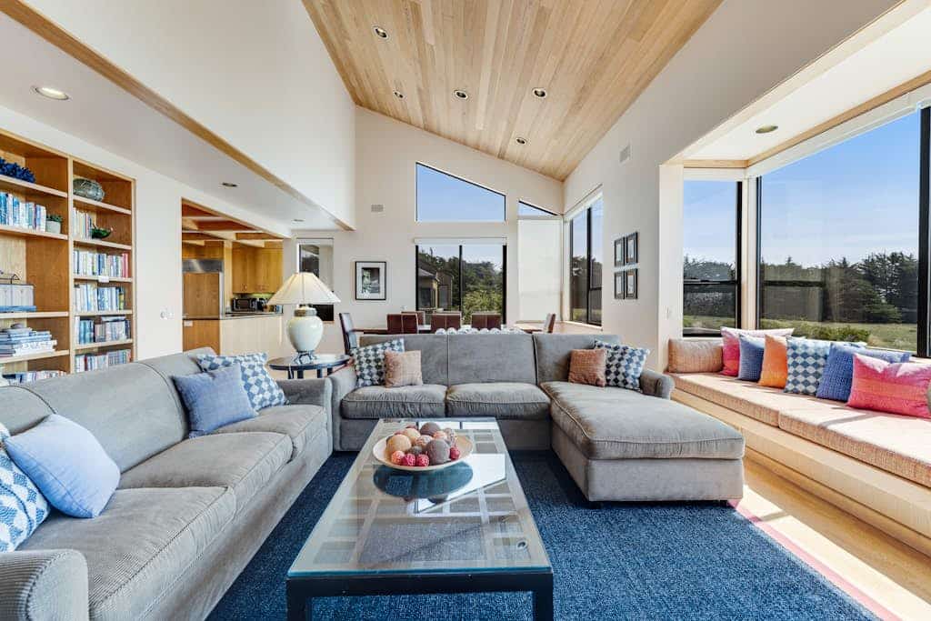 Open the curtains to the Pacific -- this Sea Ranch home puts the ocean in every window. End the day in your private hot tub with the ocean as your soundtrack. Curl up by the fireplace as fog rolls in off the Pacific. Room for 8 in this 4-bedroom home. Near the heated community pool. Whale watching, sunset hikes, and starlit skies -- the coast is calling. The ever-changing ocean light fills the home, from golden mornings to fiery sunsets.