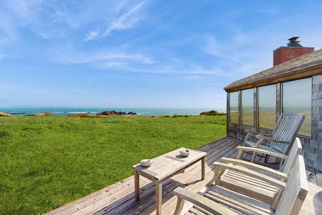 Salt spray, crashing waves, and a front-row seat to the Pacific -- welcome to the Sonoma Coast. End the day in your private hot tub with the ocean as your soundtrack. A warm fire and ocean views anchor cozy evenings in. Room for 6 in this 4-bedroom home. Sea Ranch community pools, tennis courts, and the Lodge are nearby. Your front door opens to Sea Ranch's 50 miles of trails and the wild Sonoma Coast.