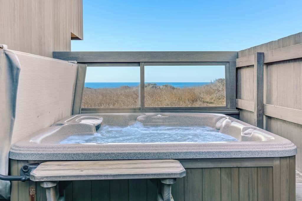 Del Mar Point - Dog-friendly home with cove views, a private hot tub, & rec center access