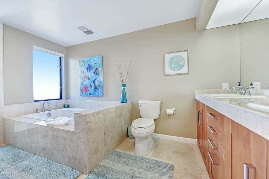 Del Mar Point - Dog-friendly home with cove views, a private hot tub, & rec center access