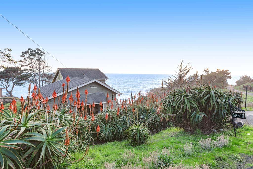 Otter's Rest - Gualala blufftop cottage with fireplace & grill, dogs welcome