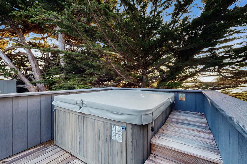 Bowsprit Retreat - Oceanfront Sea Ranch home with hot tub & deck, dogs welcome