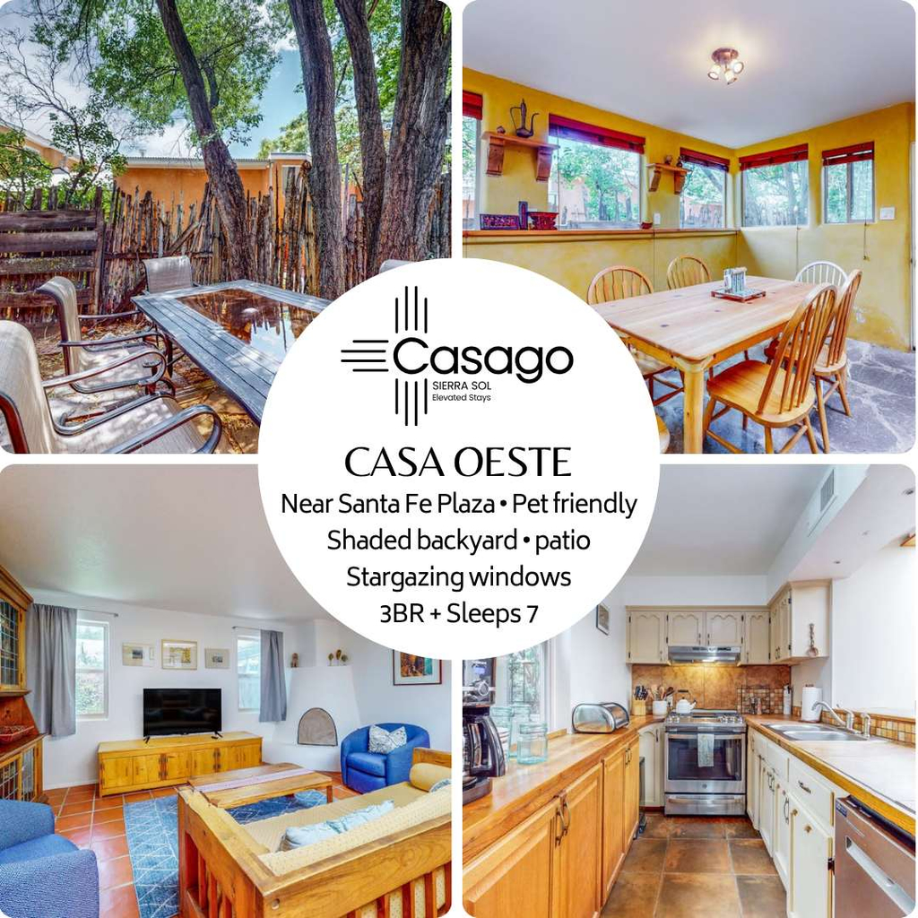 Casa Oeste - Walk to Plaza, Shaded Patio, Dog OK