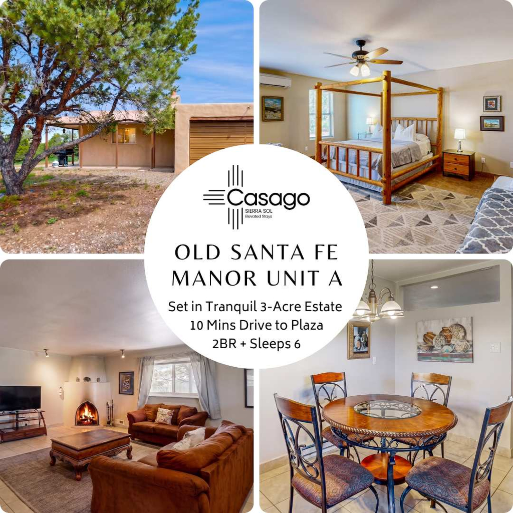 Old Santa Fe Manor- 3 Acre Escape, 10 min to Plaza
