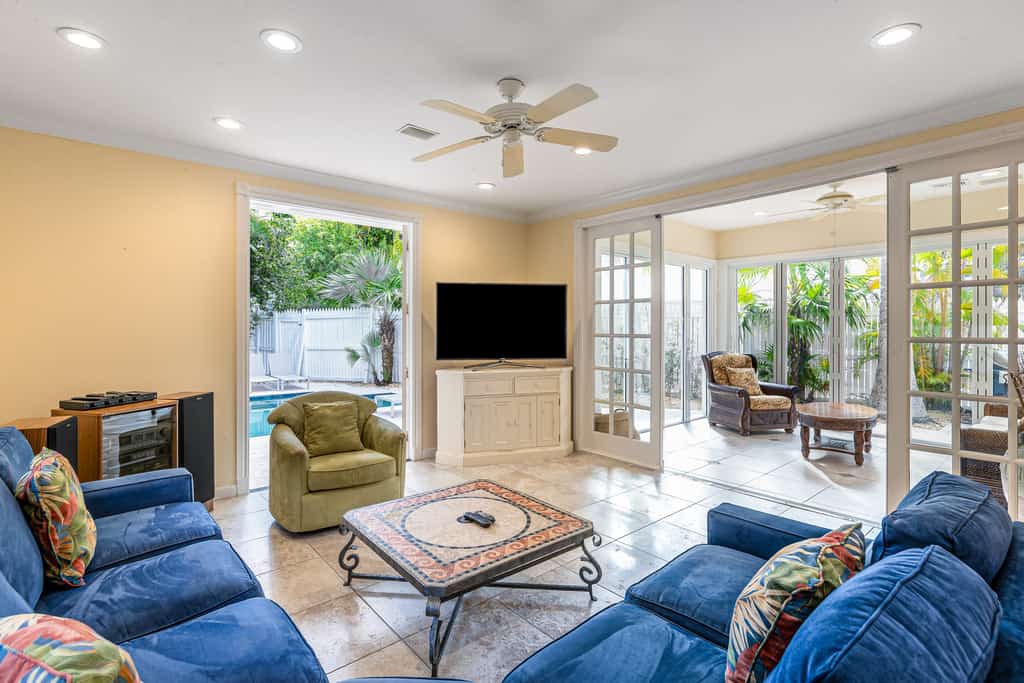 The Southernmost Comfort House — Private Pool + Waterfall | 5BR Truman Annex Estate | 28-Day Stay
