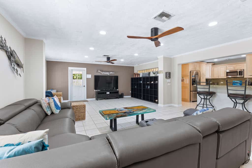 Single-level home with a private pool, enclosed yard - two dogs OK
