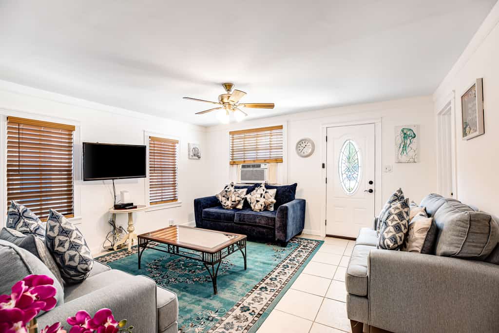 Bright Keys Cottage with Enclosed Yard, Deck, Porch, Partial, AC, & WiFi
