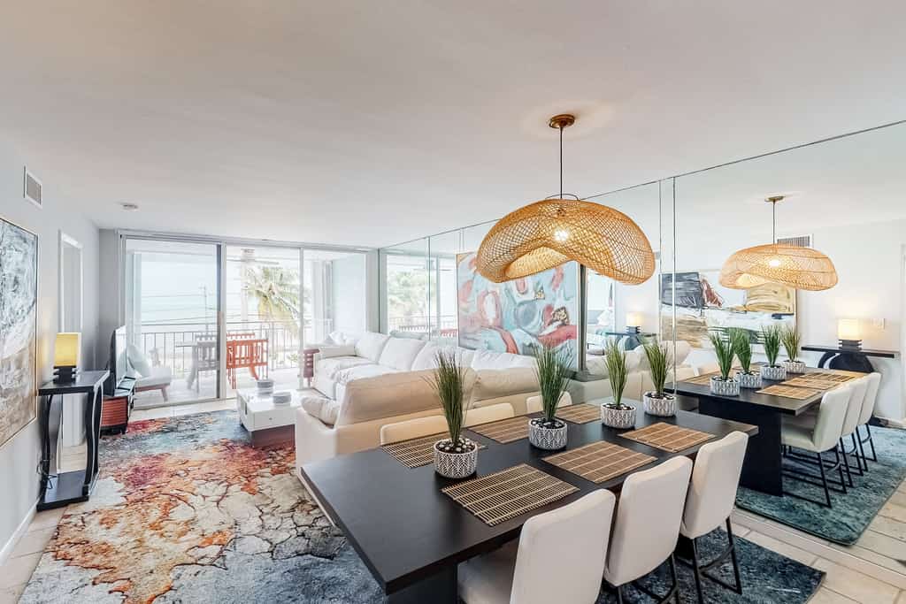Colorful waterfront condo with pool & hot tub, AC, W/D, & WiFi - dogs OK