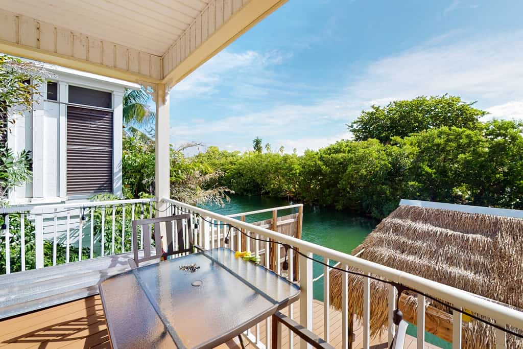 Soundfront home with boat trailer parking, scenic balcony, grill, & full kitchen