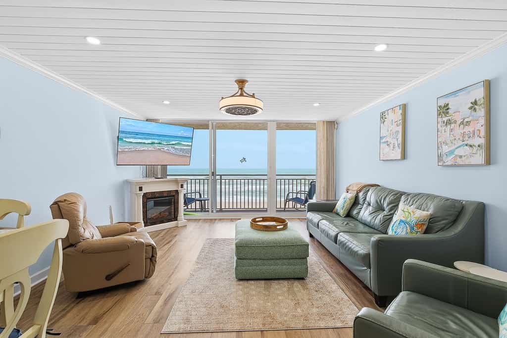 Unobstructed Oceanfront Views | 2 Balconies | Quiet Coastal Escape