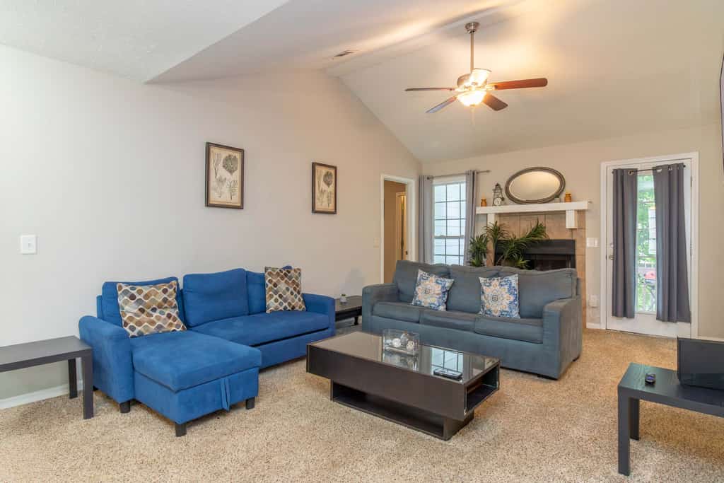 This charming home sits on a beautiful hill centrally located in Midtown Columbus minutes from shopping, restaurants, the interstate, Downtown and Fort Moore. Beautifully renovated open-concept kitchen, living room, dining room with large dining room table and breakfast nook. 3 bedrooms and 2 baths including a master suite with shower and jacuzzi. Great deck with furniture and lots of sun. Sleeps 10! Pets welcome! Wifi, Roku, and board games included. Perfect for families and work travelers!
