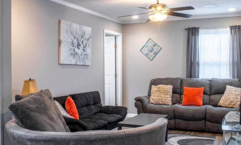 This newly renovated historic home is stocked with essential amenities and WFH-ready Wifi. Fully furnished and expertly managed to accommodate your trip. Spacious 3BR Home in quiet residential neighborhood 10 min to Downtown and 15 to Fort Benning. With 3 bedrooms and 3 bathrooms, this home can sleep 8! Washer and dryer available!
