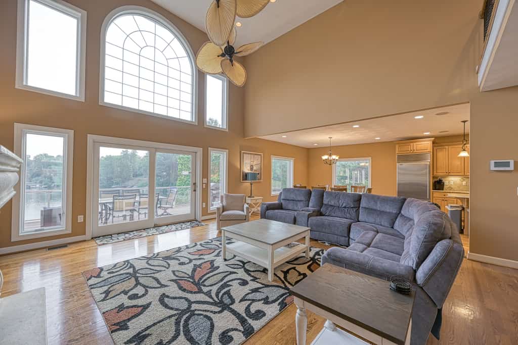 Paradise at Sunset Cove - Lakefront getaway with private dock, office, firepit, deck, & pool table