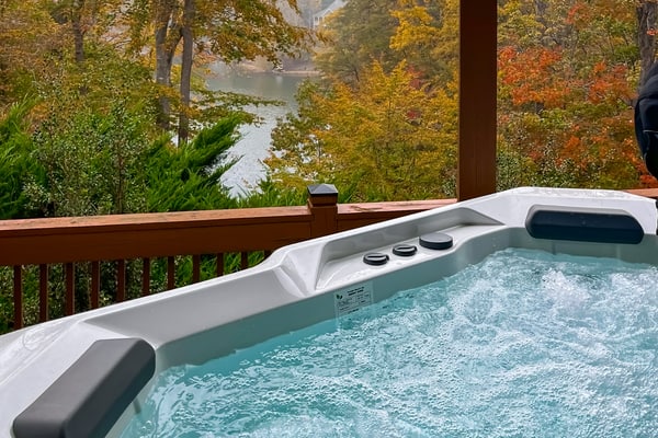 Osprey Cove - Custom Lakefront home with 2-story dock, Wifi, Game Room and Fireplace