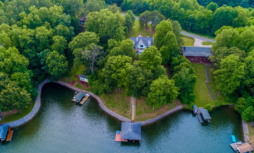 Still Waters - Lakefront luxury home with views, dock, home theater & game room