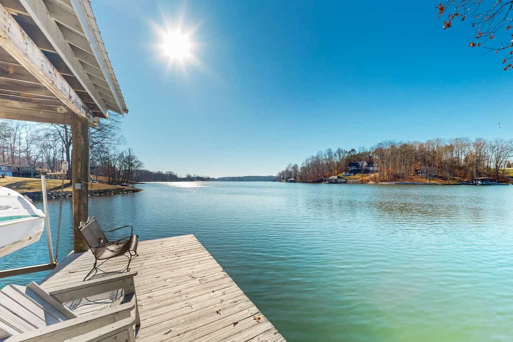 Smith Mountain Bliss - Spacious waterfront house w/patio, deck, fire pit & grill