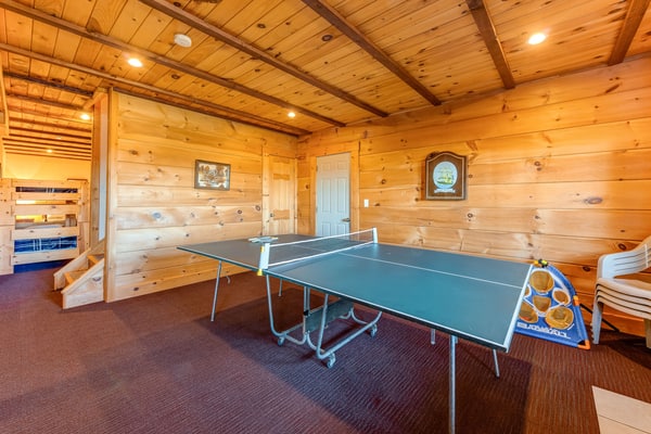 Dog-friendly, lake view cabin w/ furnished decks, Ping-Pong & darts