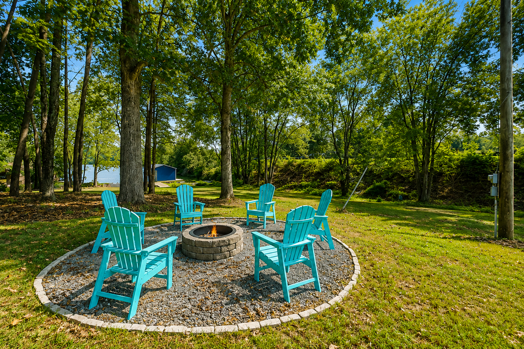 Lakefront, dog-friendly home with dock, paddleboards & firepit