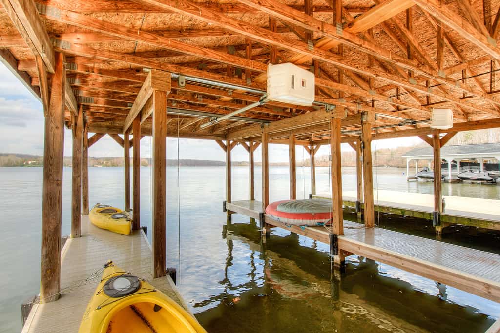 Dog-friendly, lakefront vacation home w/ a boat house, kayaks, & paddleboards