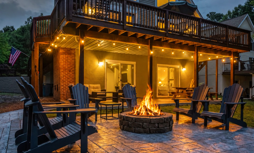 Lakefront - Brand-new hot tub, dock, kayaks, SUP, game room & firepit