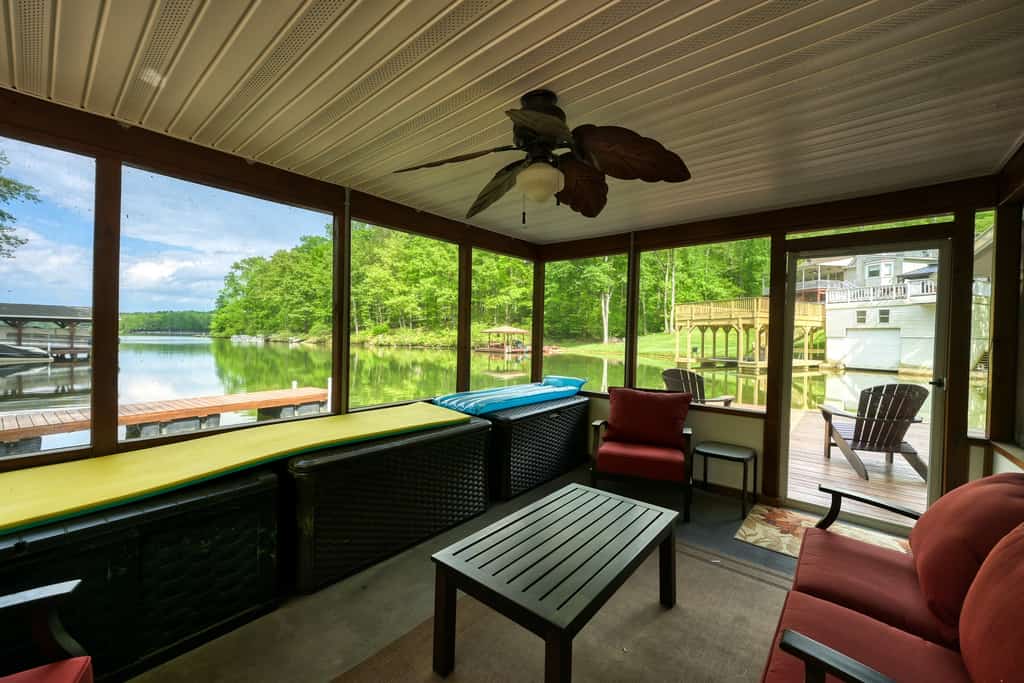 Sprawling waterfront home with kayaks, game room, and hot tub