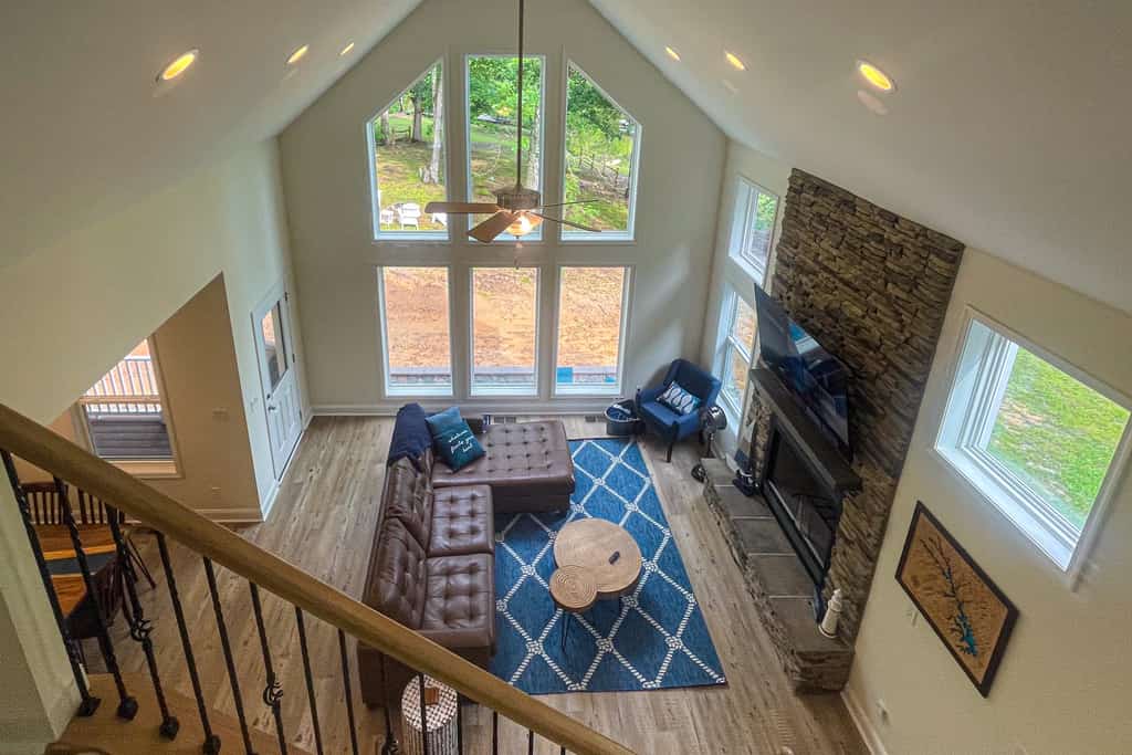 Dog-Friendly lakefront home with dock, game room, kayaks, hot tub, & firepit