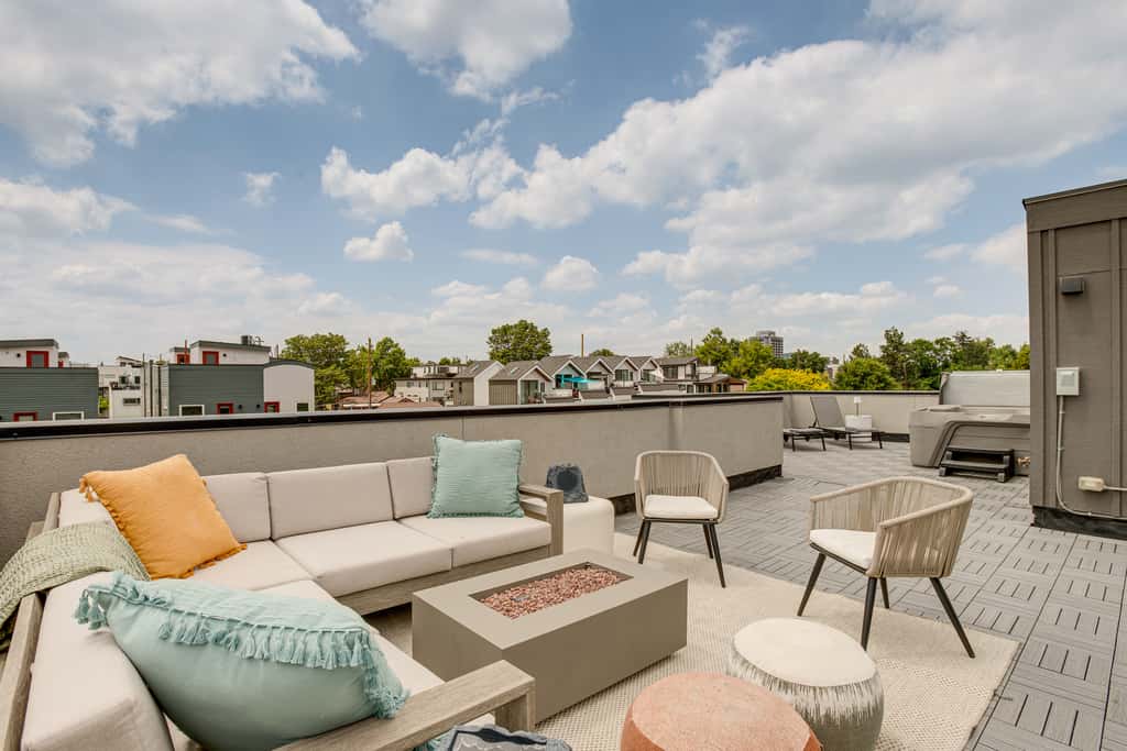 Private Rooftop w/ 360-Degree View: Denver Home