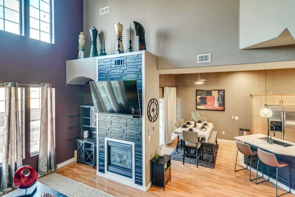 WFH Setup & Garage Parking! Modern Denver Condo