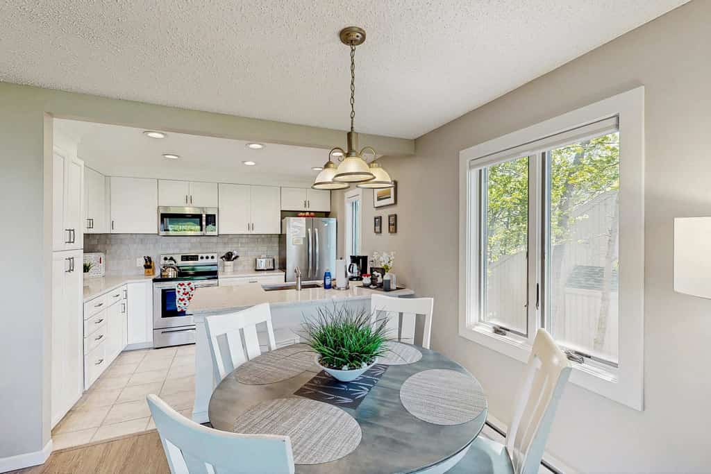 Comfy Glen Arbor condo with stunning Lake Michigan views, deck, & fireplace