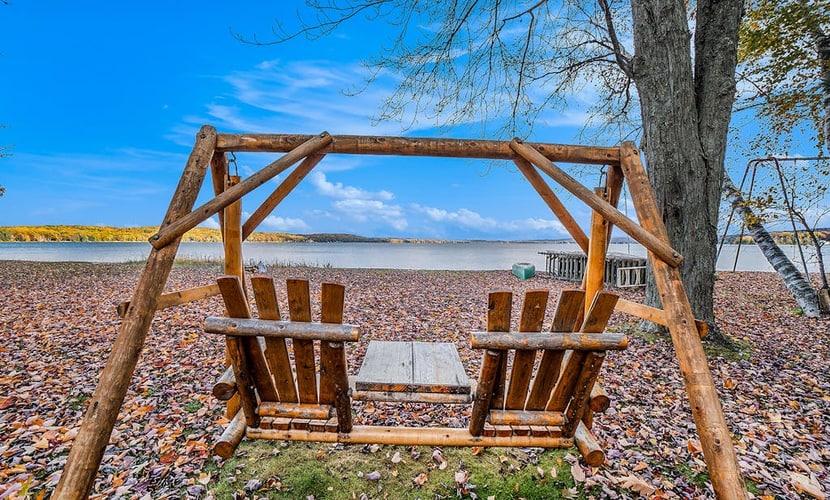 Newly remodeled lake house with amazing views, dock, firepit & vibrant interior
