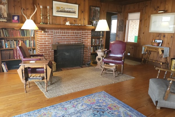Lakefront Home w/Private Beach, High-Speed WiFi, Outdoor Dining Area, & Firepit