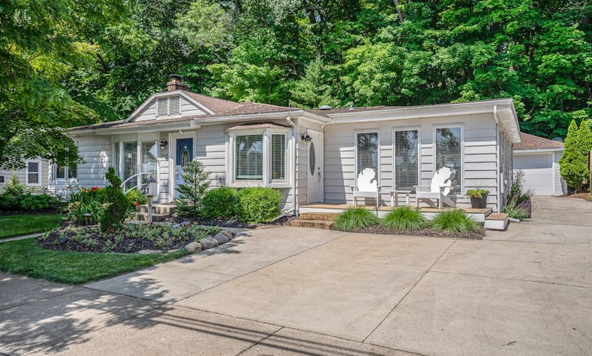 Fantastic Retreat Near the Lake w/ a Spacious Deck, Firepit, & Private Hot Tub