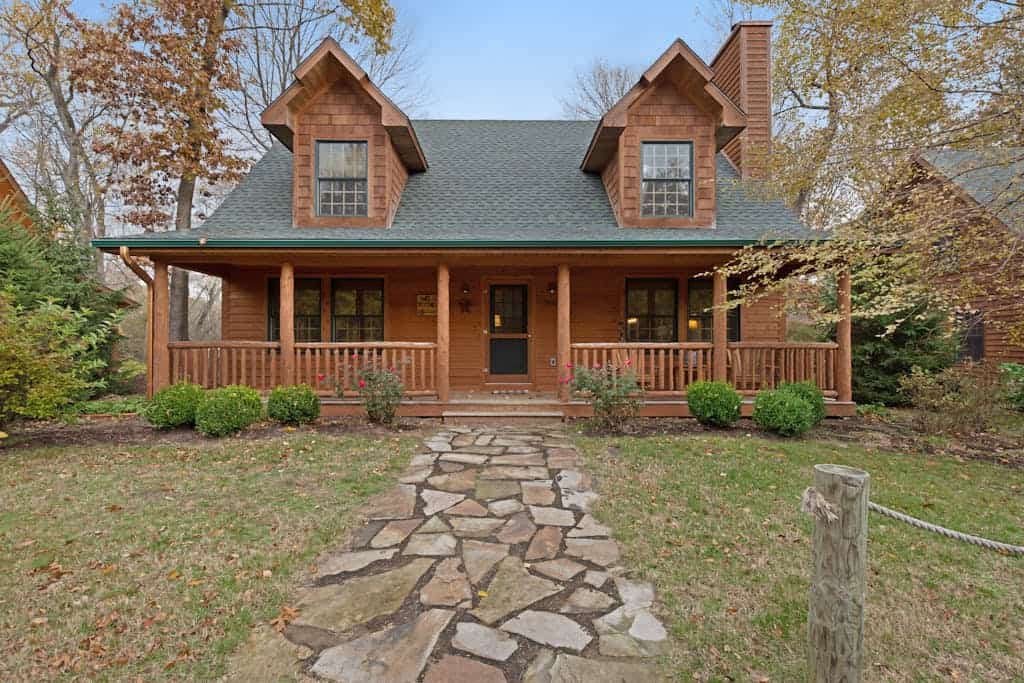 Log Cabin-Style Home with Private Hot Tub and Close Proximity to the Lake