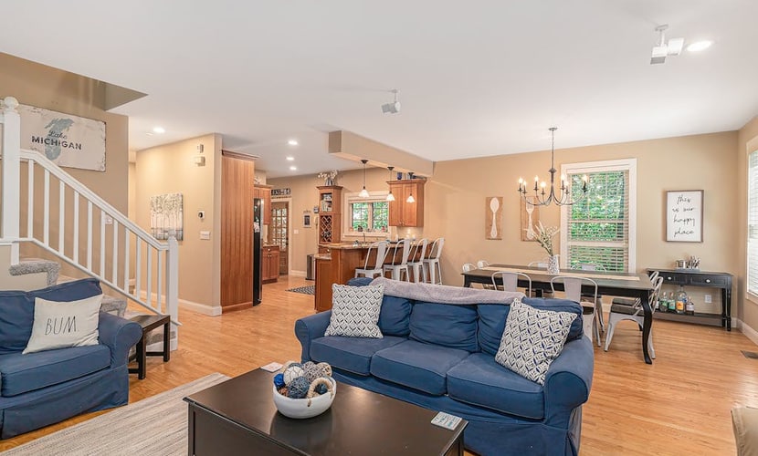 The Oasis at Forest Beach | Updated house in New Buffalo with shared amenities