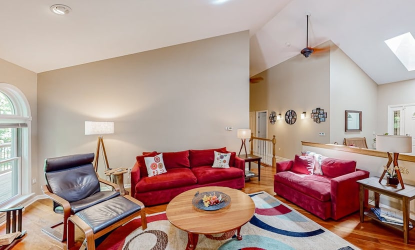 Riverfront home with deck & fireplace - near Crystal Mountain & golf courses