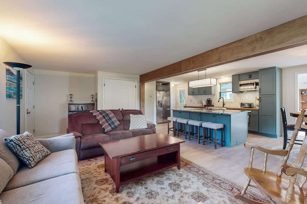 Peaceful Home with Firepit, Gas Grill, WIFI,  Private W&D & Nearby Beach Access