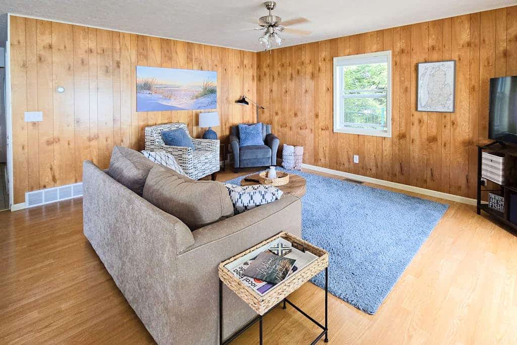 Glen Lake Home w/private beach frontage and dock