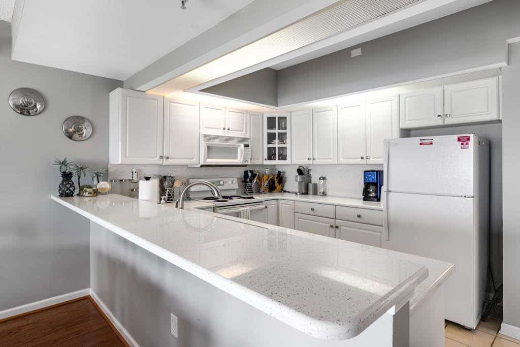 3rd-floor condo w/bay views, private balcony, free WiFi, W/D, and near the beach