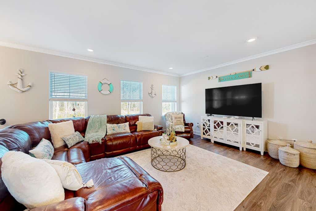 Nautical townhome with pool, open layout, & deck - near Ocean City Boardwalk