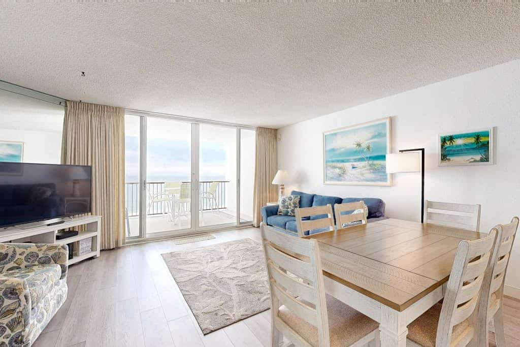 Air-Conditioned, Oceanfront Condo with Balcony, WiFi, Laundry & Shared Pool